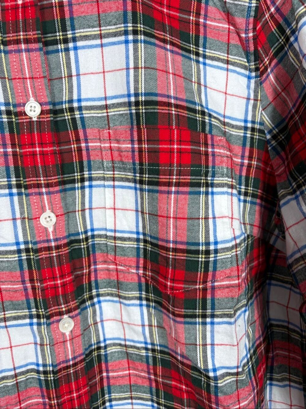 J.Crew woman’s brushed cotton plaid flannel button down shirt size M - Picture 3 of 5
